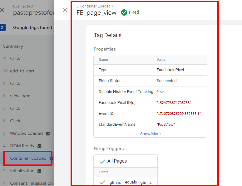 Facebook Pixel Setup with GTM