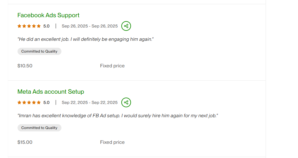 Client testimonial screenshot 2